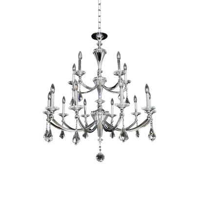 Floridia Chandelier in Chrome (15-Light).
