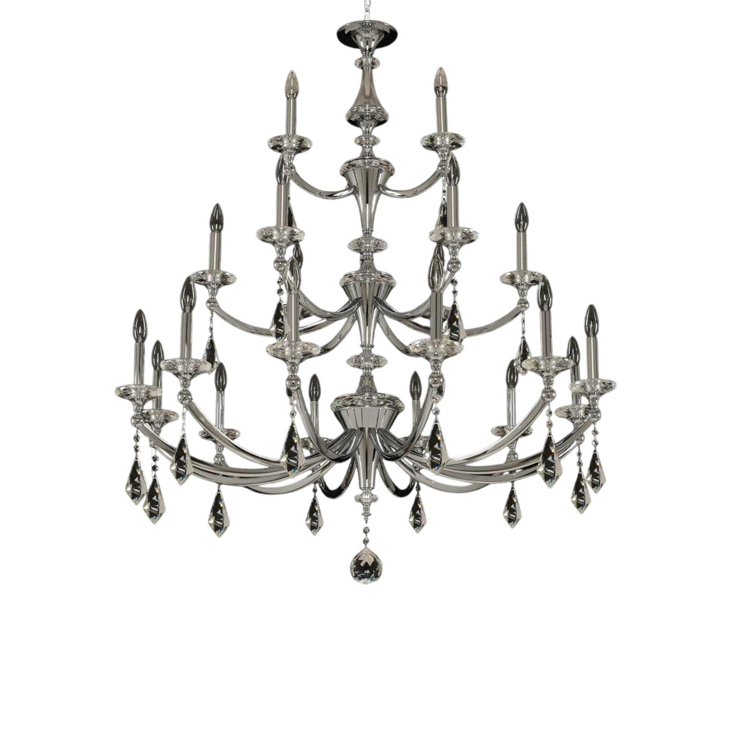 Floridia Chandelier in Chrome (21-Light).