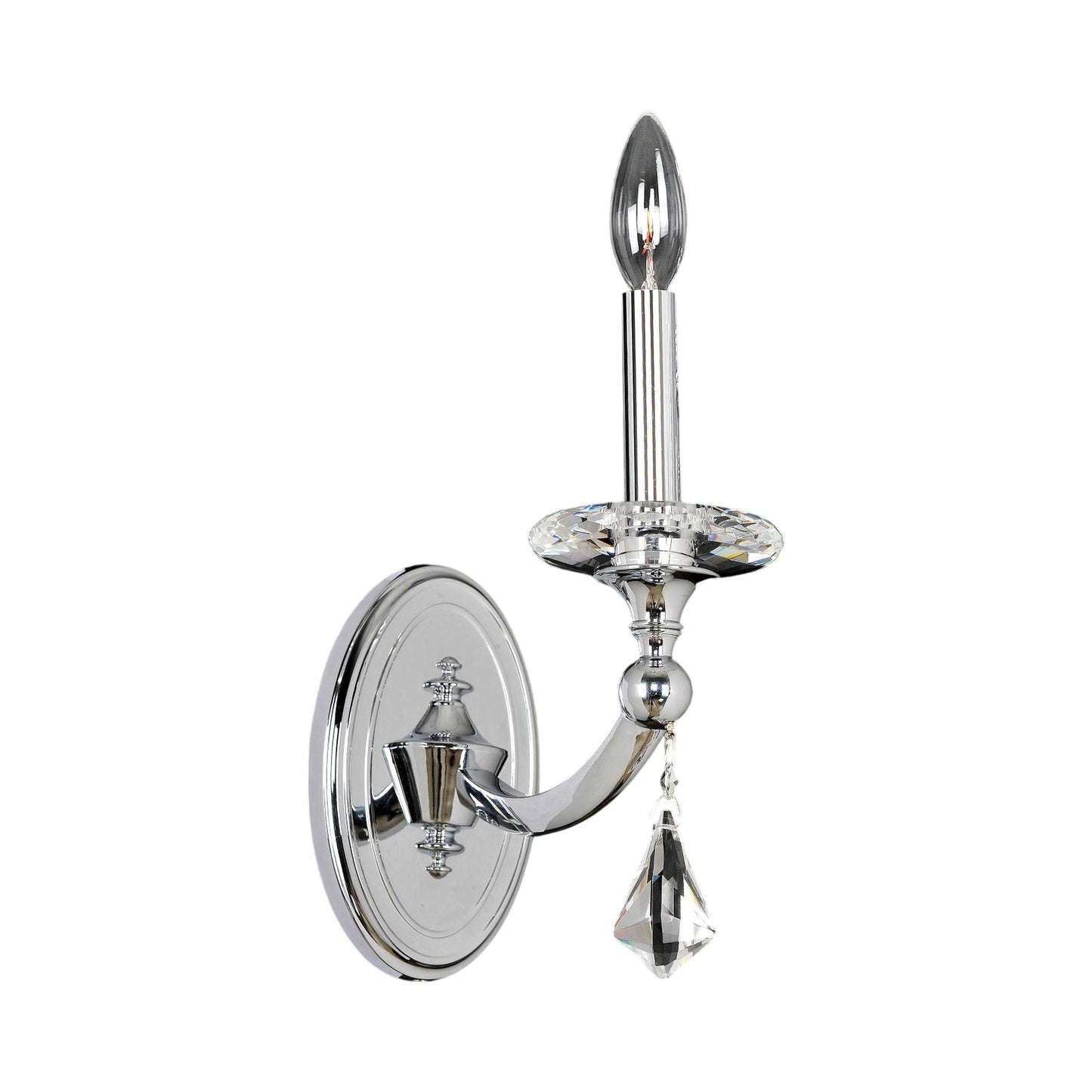 Floridia Single Wall Light in Chrome.