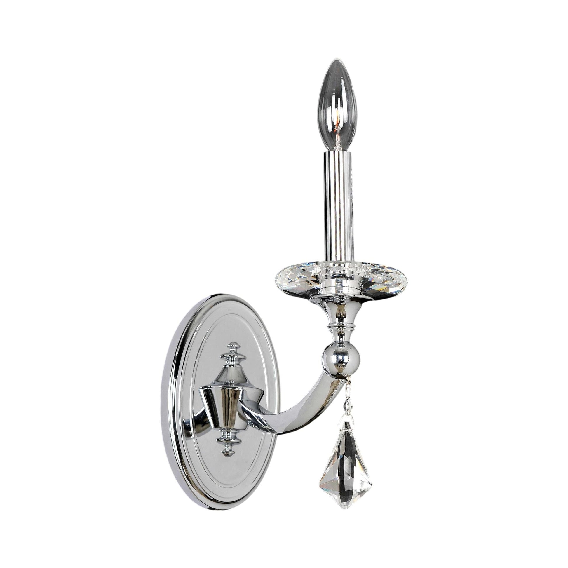 Floridia Single Wall Light in Chrome.