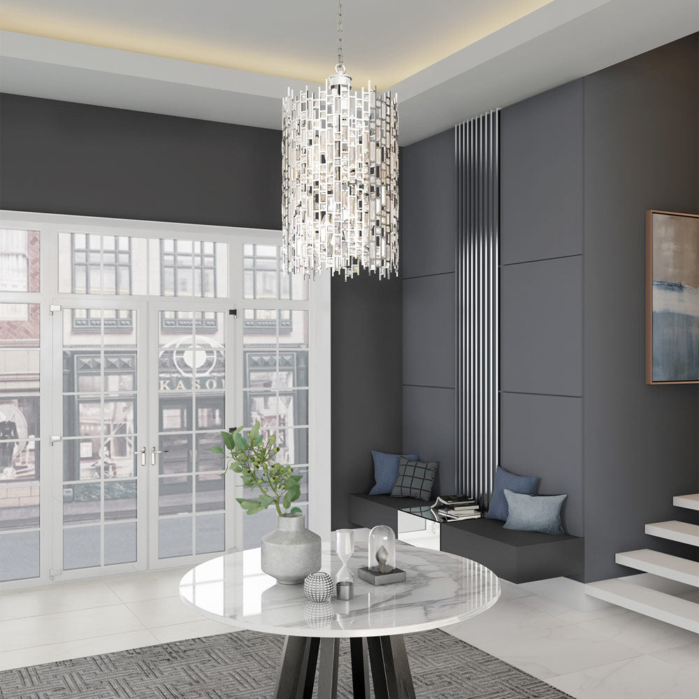 Fonseca Chandelier in living room.