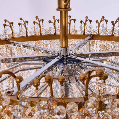 Fuji Foyer Chandelier in Detail.