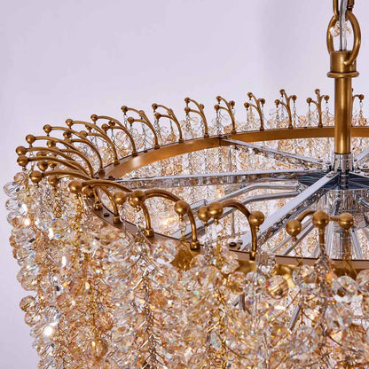 Fuji Foyer Chandelier in Detail.