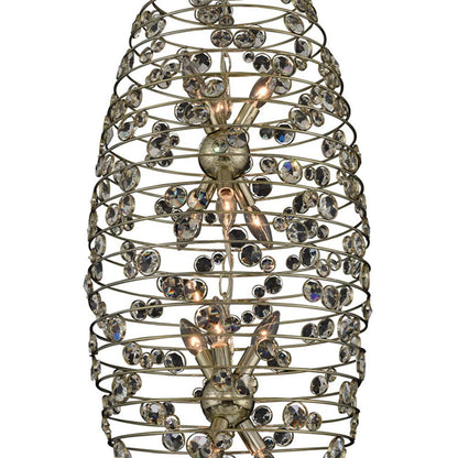 Gemini Vertical Chandelier in Detail.