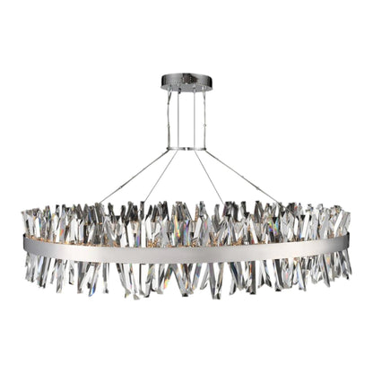 Glacier LED Chandelier in Chrome (60-Inch).