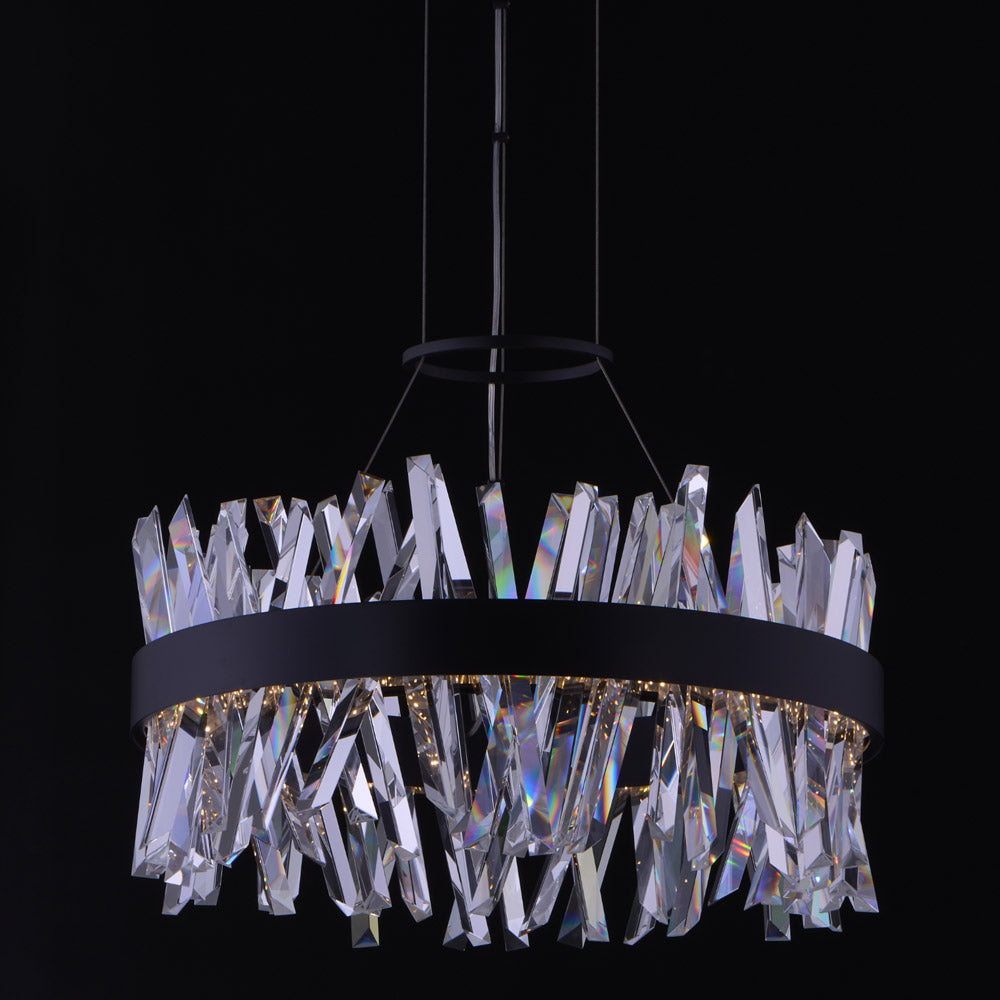 Glacier LED Chandelier in Detail.