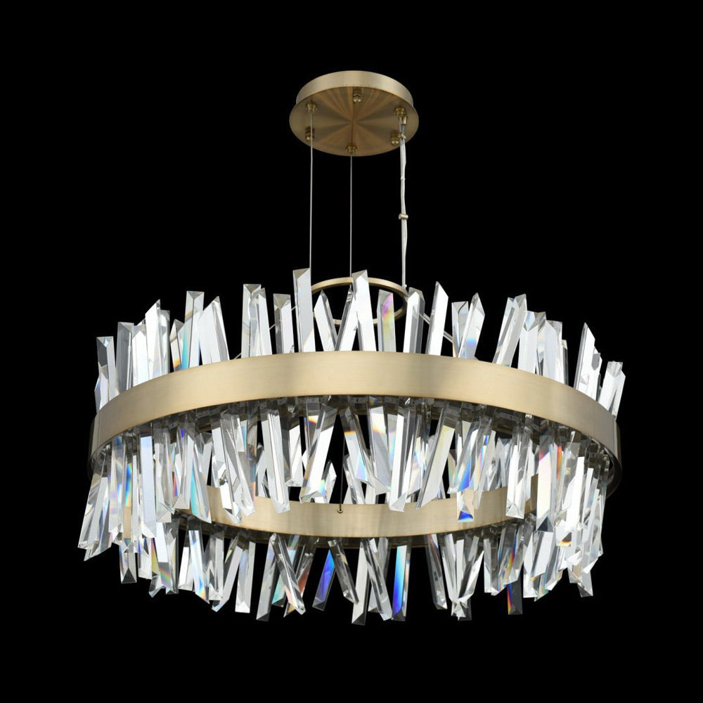 Glacier LED Chandelier in Detail.