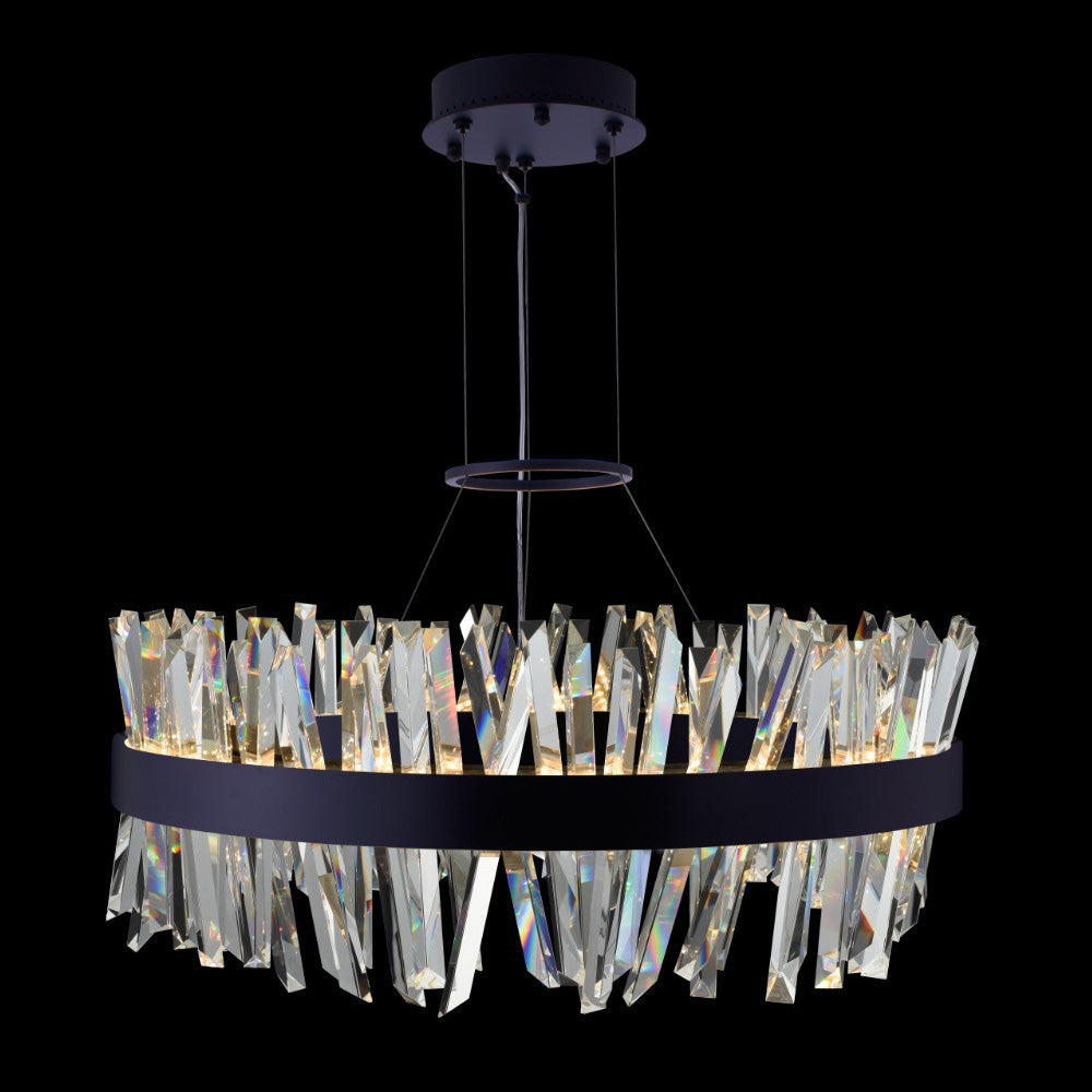Glacier LED Chandelier in Detail.