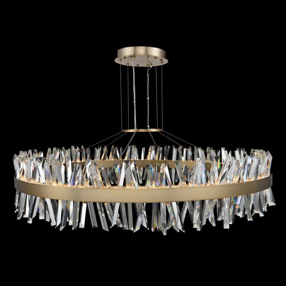 Glacier LED Chandelier in Detail.