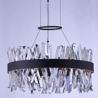 Glacier LED Chandelier in Detail.