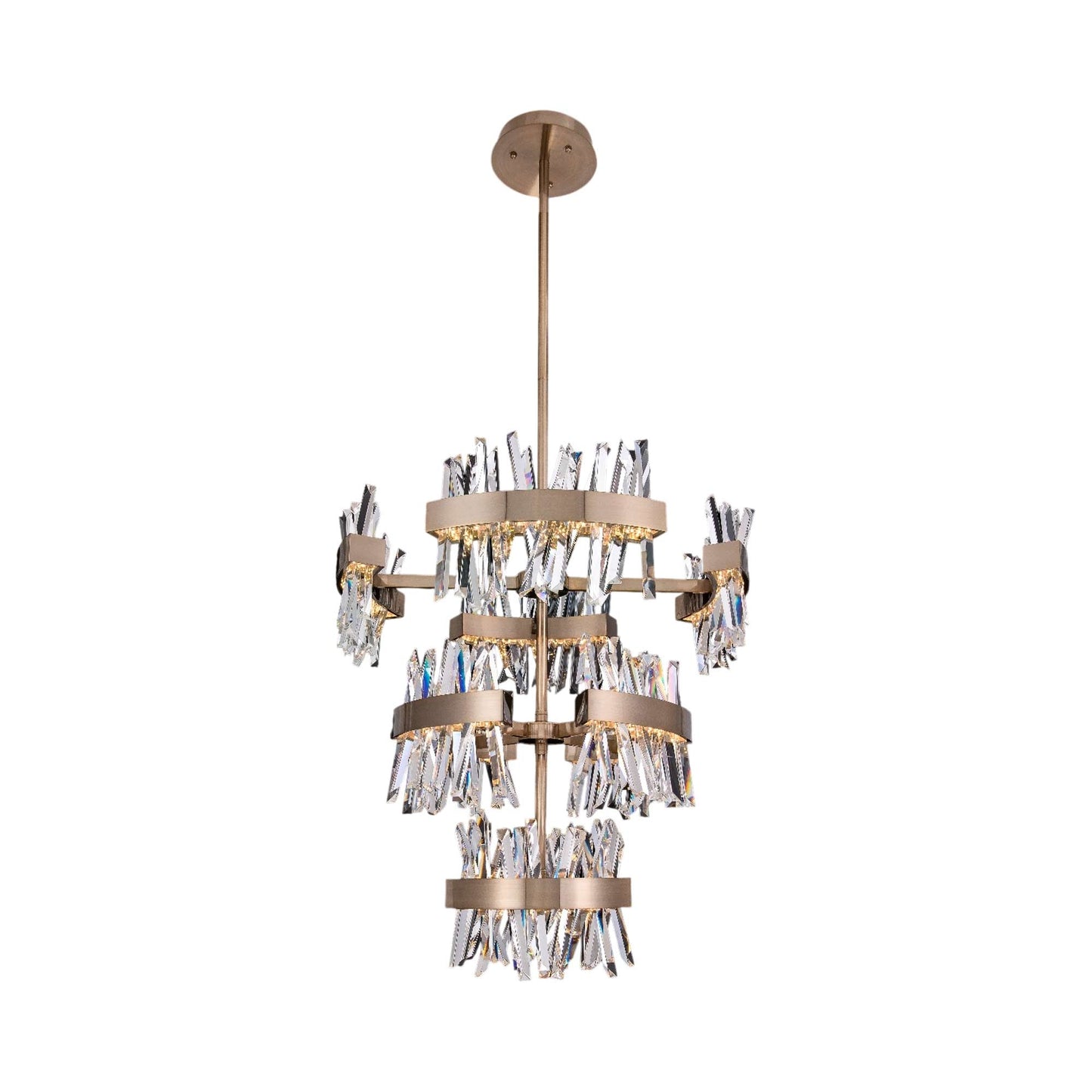 Glacier LED Foyer Chandelier.