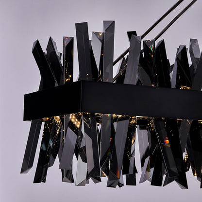 Glacier Linear LED Pendant Light in Detail.