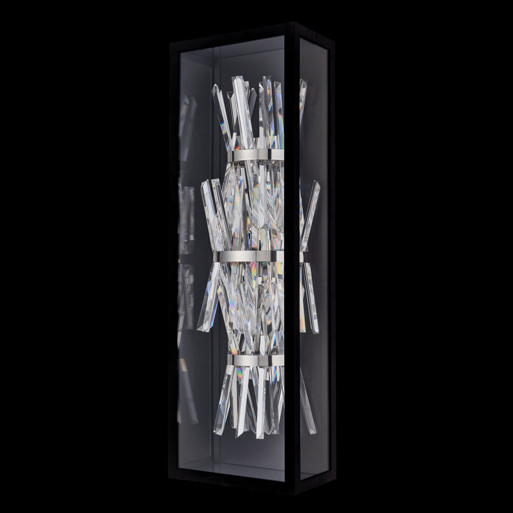 Glacier Outdoor LED Wall Light in Detail.