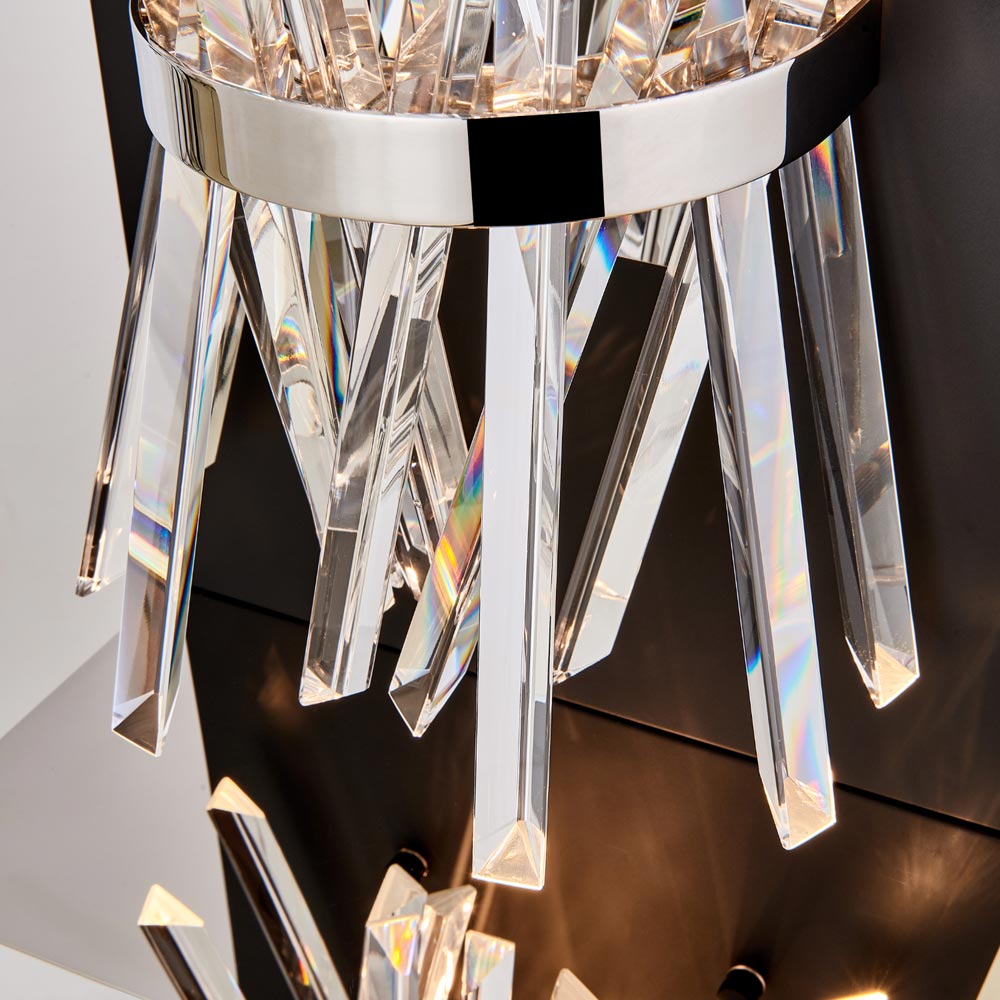 Glacier Outdoor LED Wall Light in Detail.