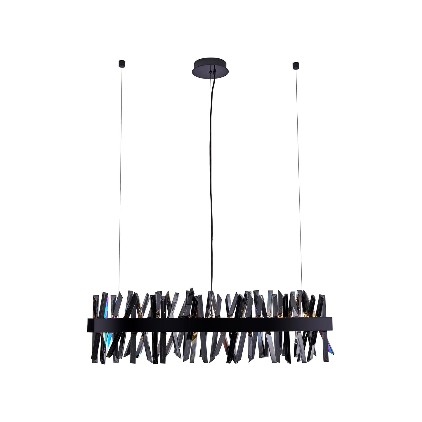 Glacier Wave Linear LED Pendant Light.