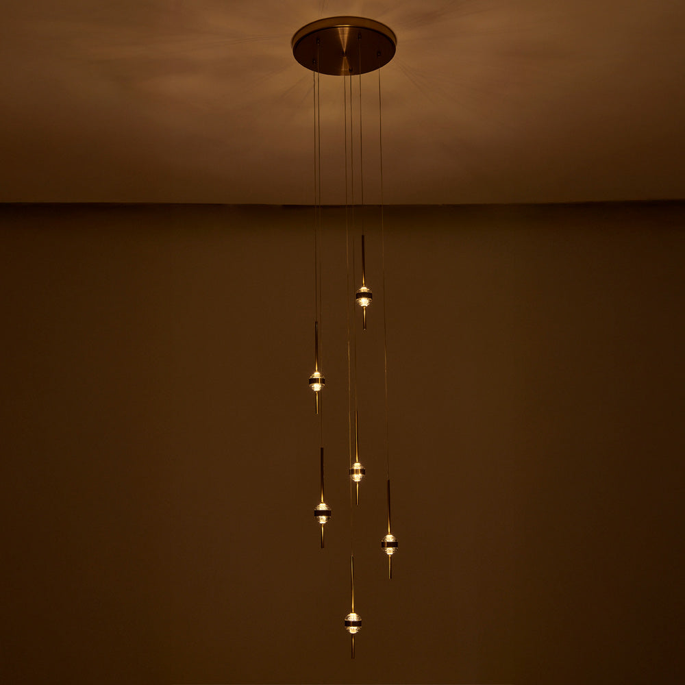 Goccia LED Chandelier in Detail.