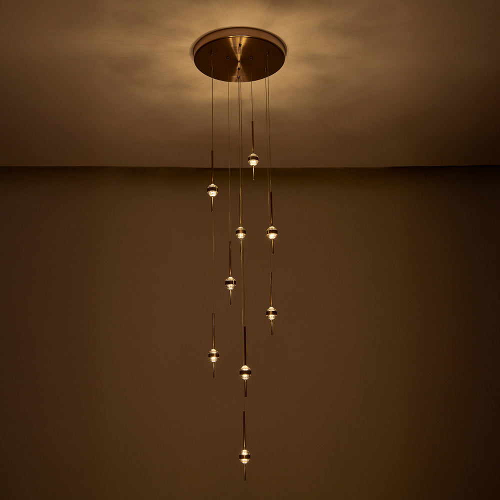 Goccia LED Chandelier in Detail.