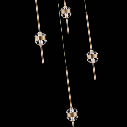 Goccia LED Chandelier in Detail.