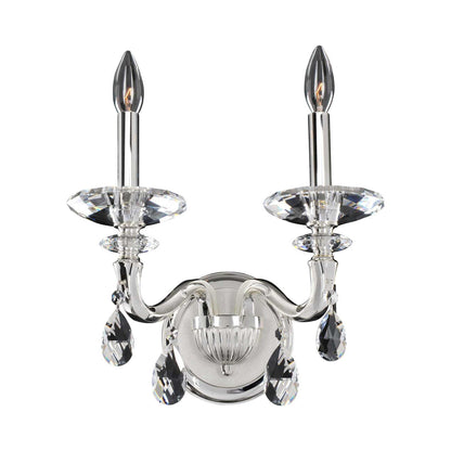 Jolivet Wall Light in Two Tone Silver.
