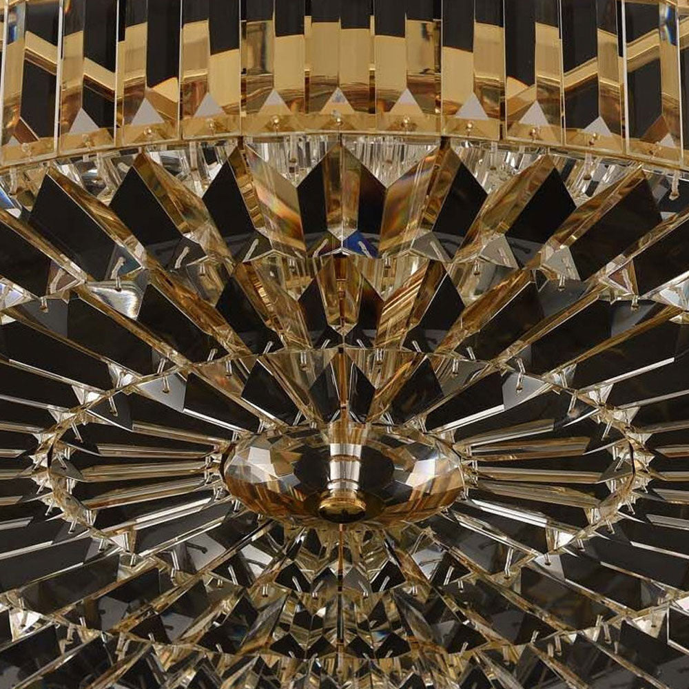 Julien Flush Mount Ceiling Light - 18K Gold Swatch.