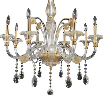 La Rosa Chandelier in Detail.
