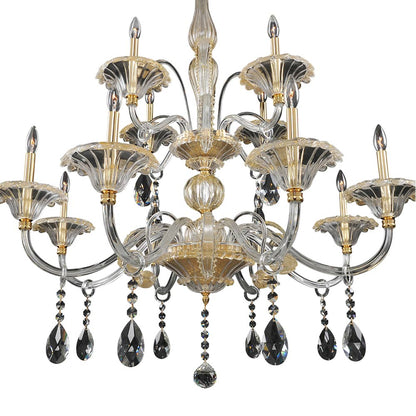La Rosa Chandelier in Detail.