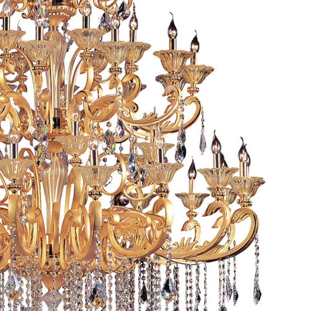 Legrenzi Tiered Chandelier in Detail.