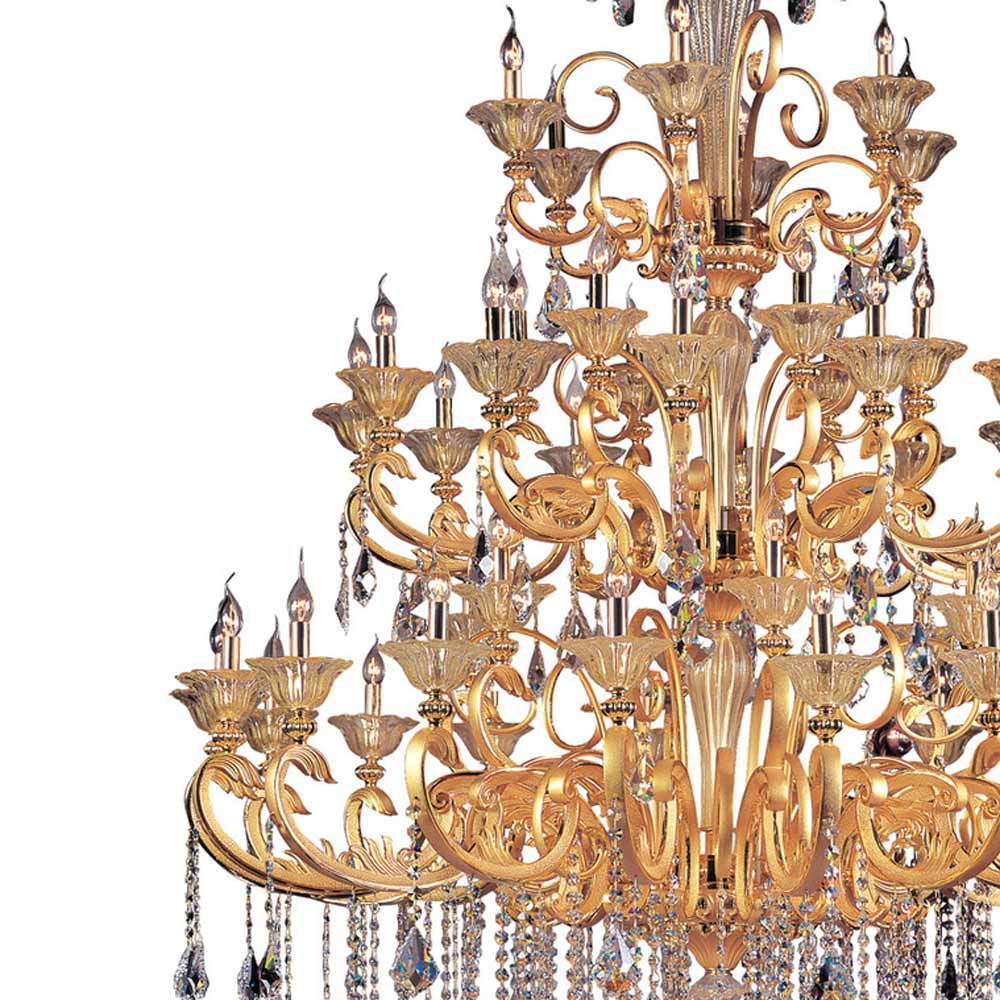 Legrenzi Tiered Chandelier in Detail.
