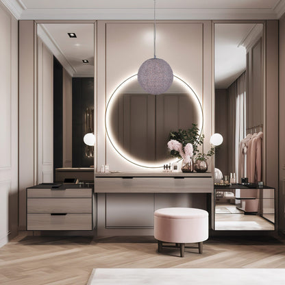 Lina Colorata RGBW LED Pendant Light in living room.