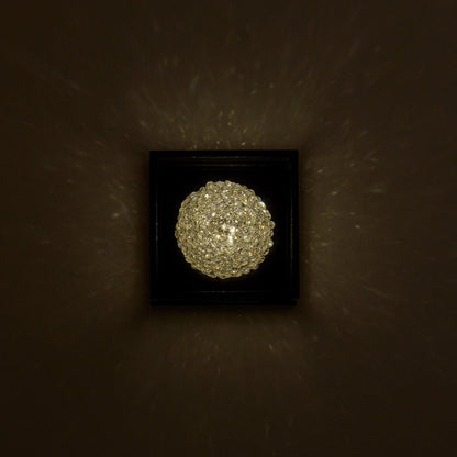 Lina Globe Outdoor LED Wall Light in Detail.