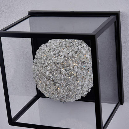 Lina Globe Outdoor LED Wall Light in Detail.