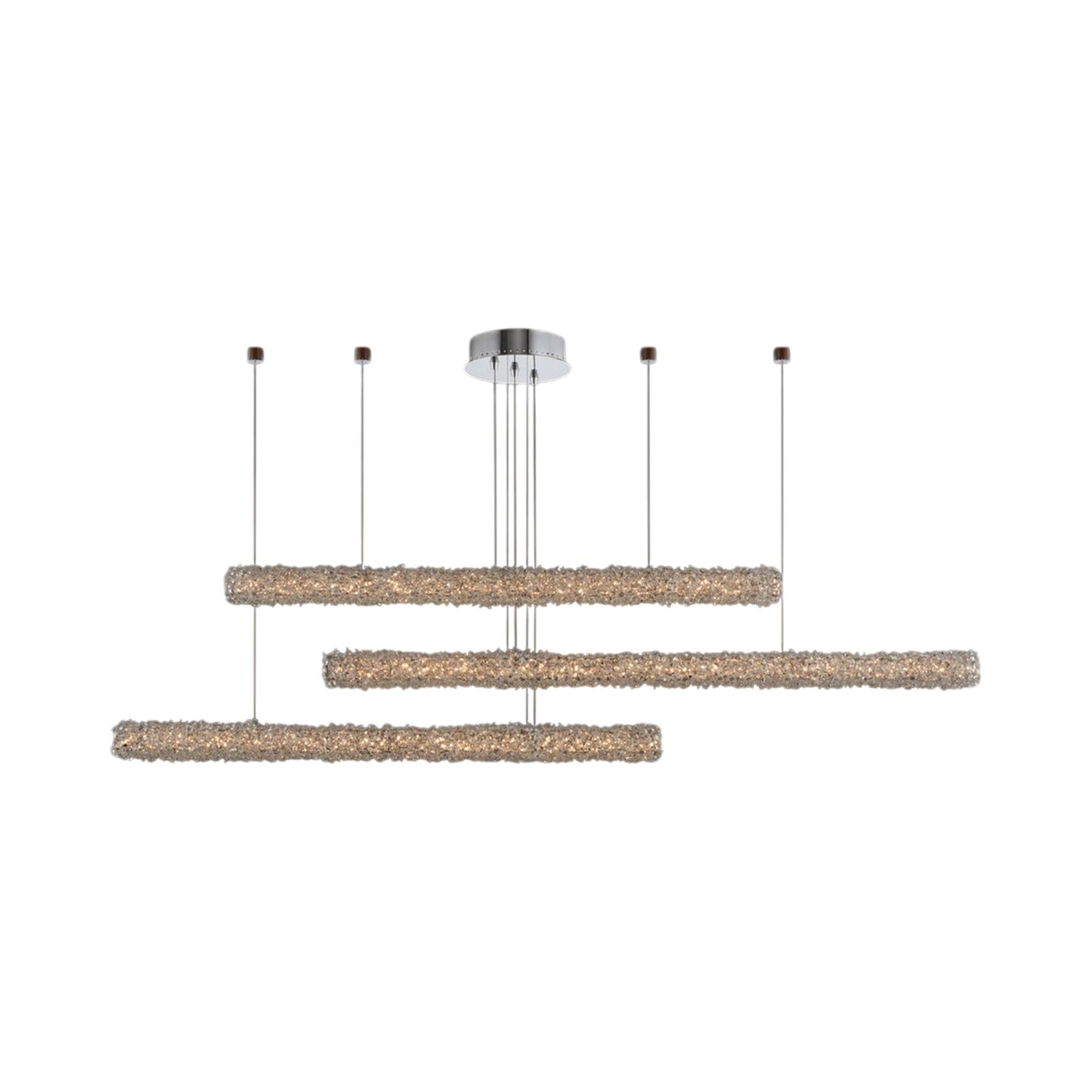 Lina Multi Light Linear LED Pendant Light.