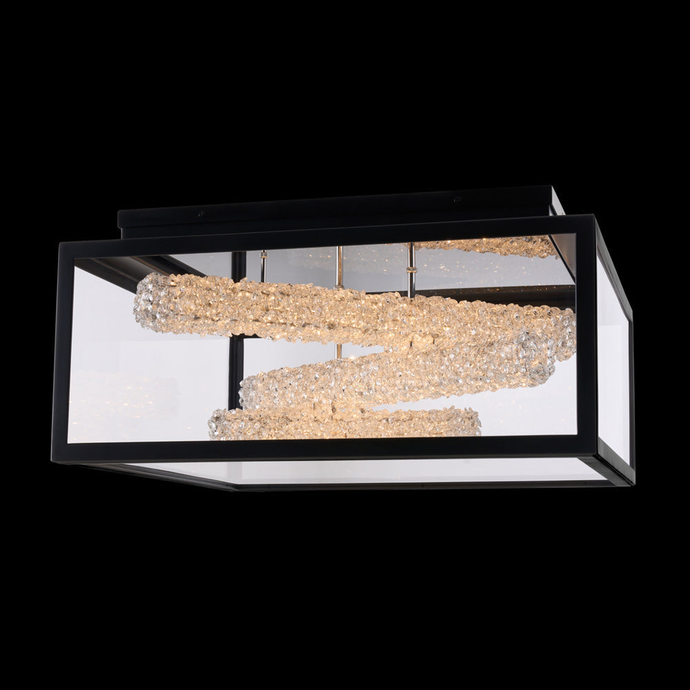 Lina Outdoor LED Flush Mount Ceiling Light in Detail.