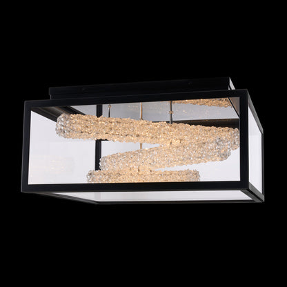 Lina Outdoor LED Flush Mount Ceiling Light in Detail.