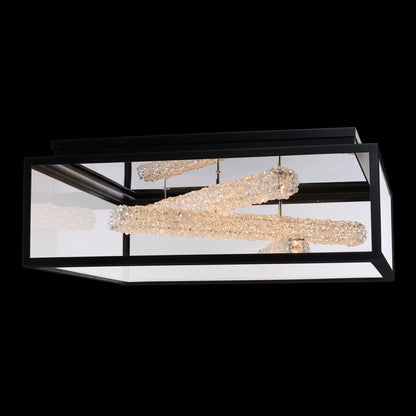 Lina Outdoor LED Flush Mount Ceiling Light in Detail.