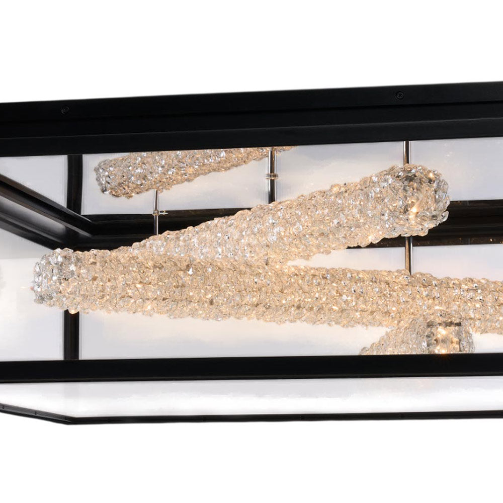 Lina Outdoor LED Flush Mount Ceiling Light in Detail.