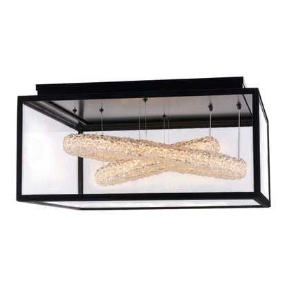 Lina Ring Outdoor LED Flush Mount Ceiling Light (32-Inch).