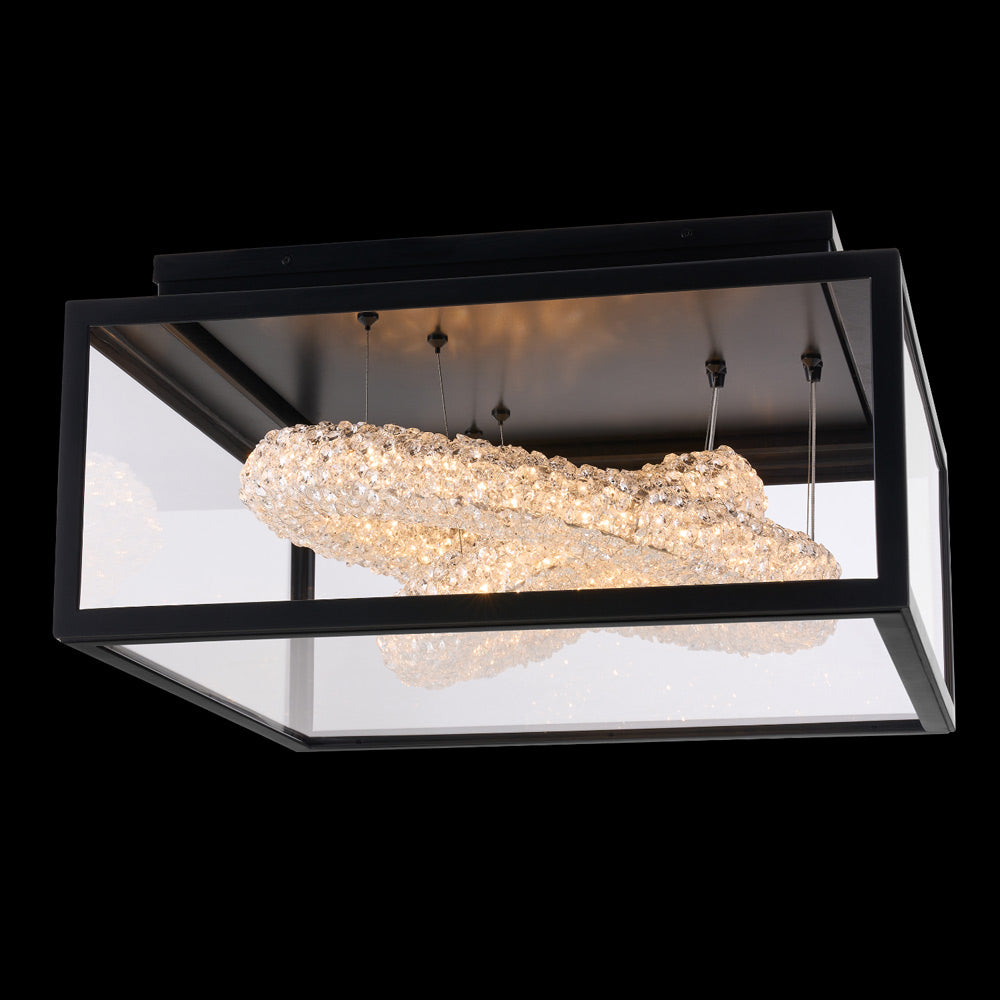 Lina Ring Outdoor LED Flush Mount Ceiling Light in Detail.