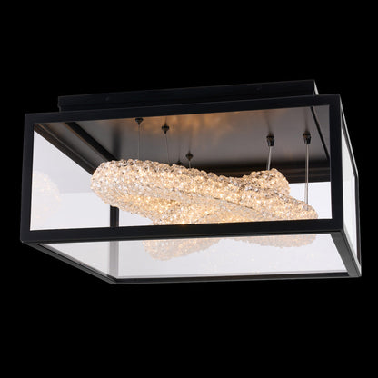 Lina Ring Outdoor LED Flush Mount Ceiling Light in Detail.