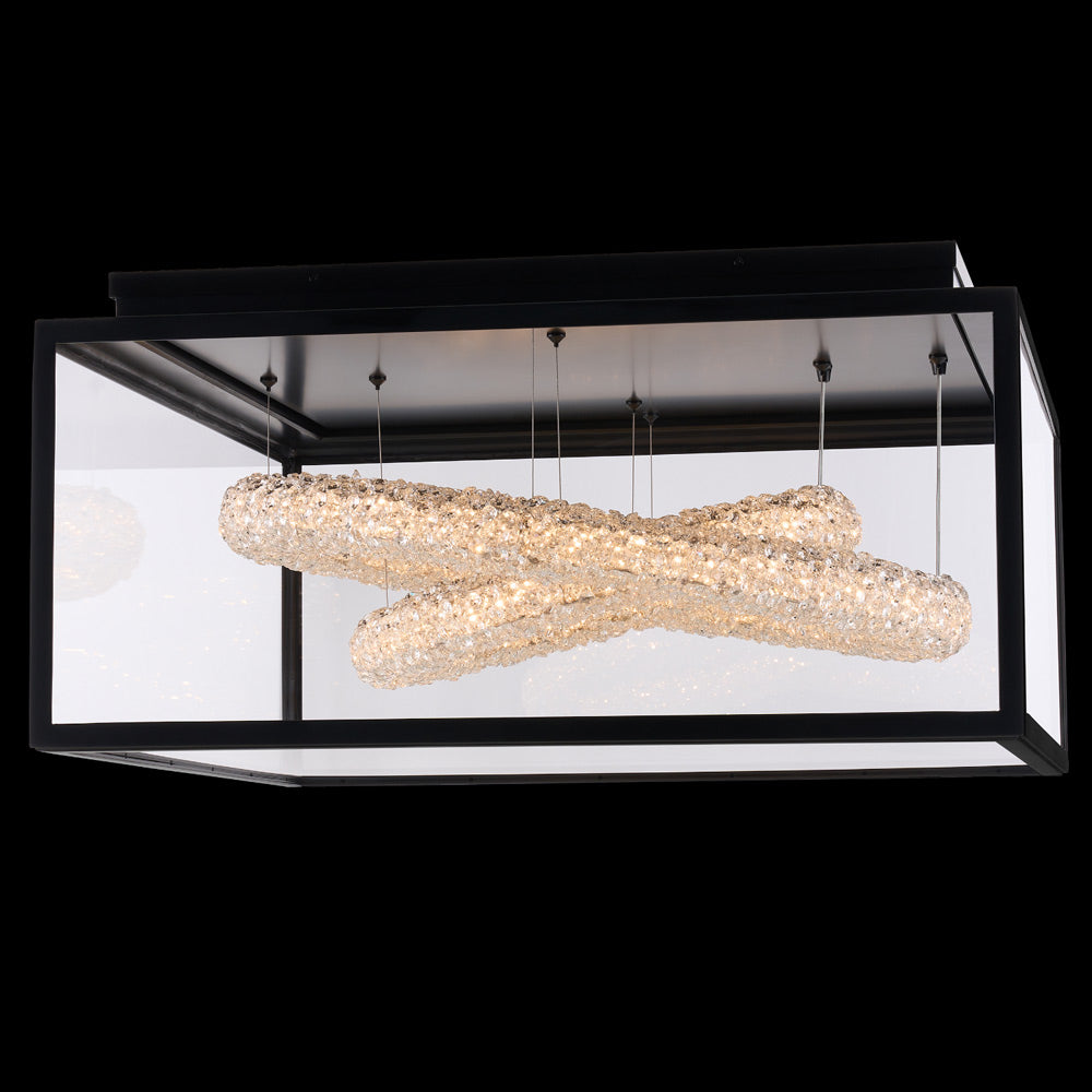 Lina Ring Outdoor LED Flush Mount Ceiling Light in Detail.