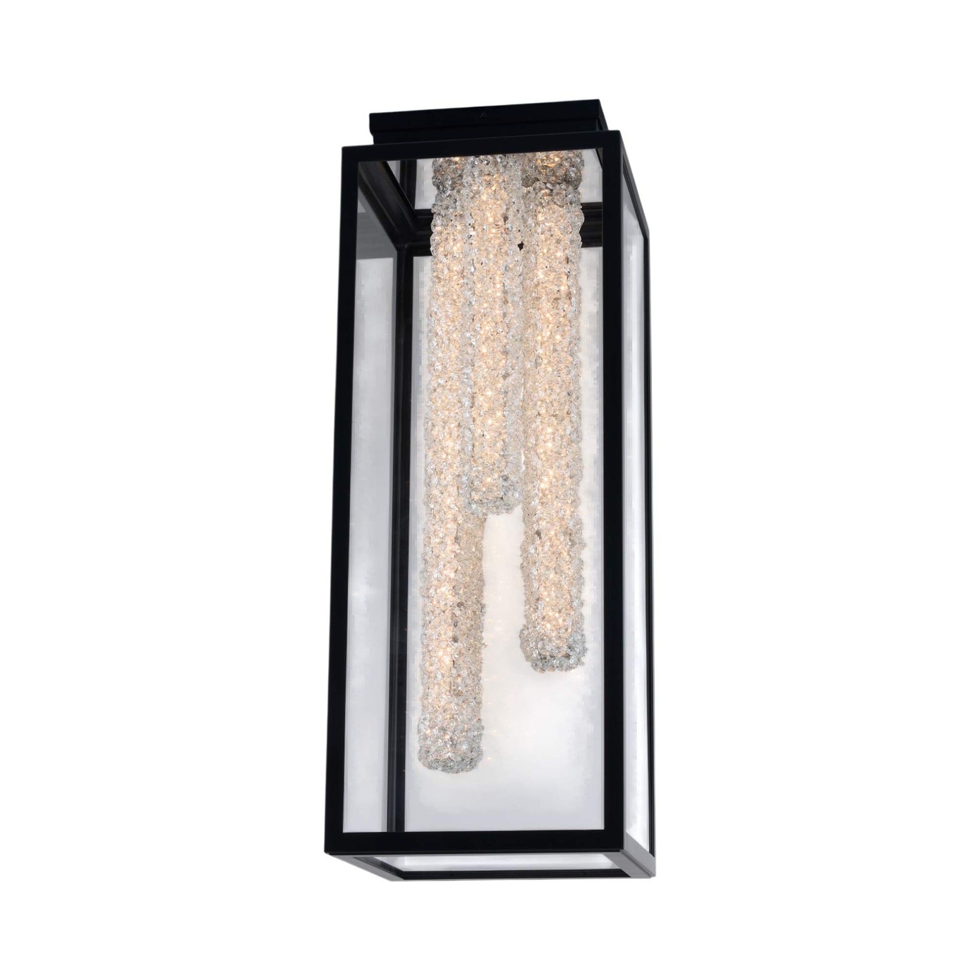 Lina Tall Outdoor LED Flush Mount Ceiling Light.