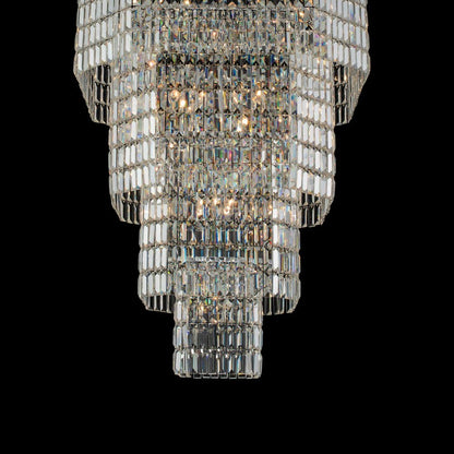 Livelli Foyer Chandelier in Detail.
