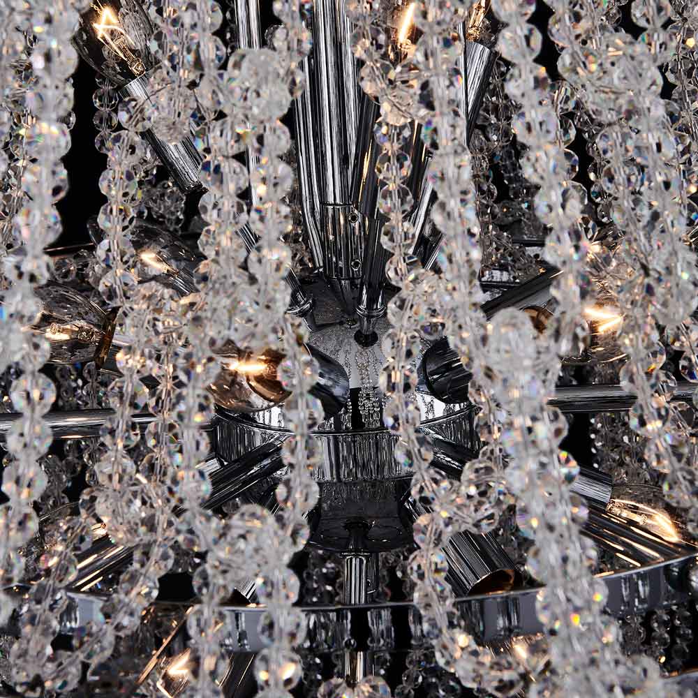 Loops Chandelier in Detail.