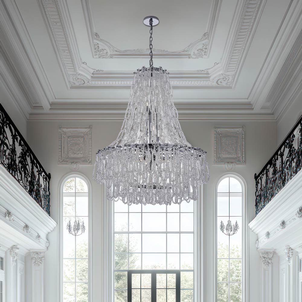Loops Chandelier in living room.