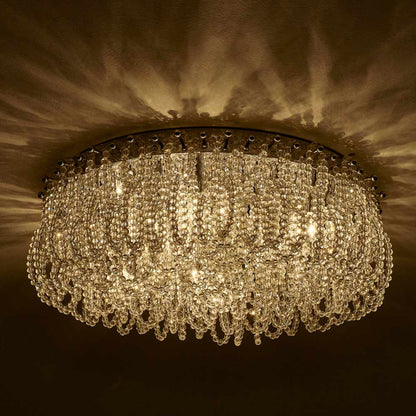 Loops Flush Mount Ceiling Light in Detail.
