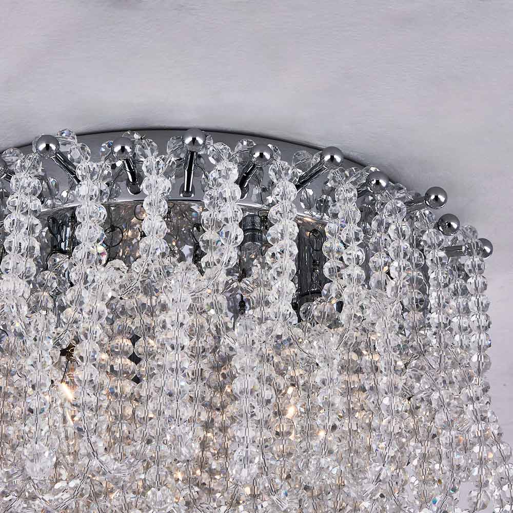 Loops Flush Mount Ceiling Light in Detail.
