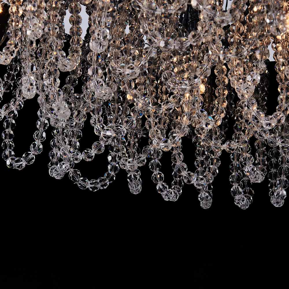 Loops Flush Mount Ceiling Light in Detail.