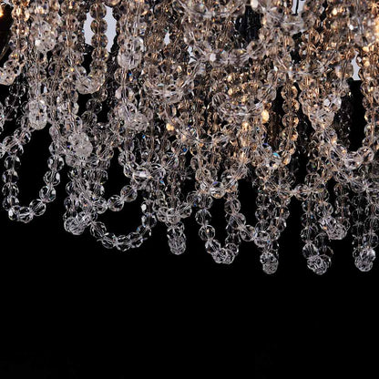 Loops Flush Mount Ceiling Light in Detail.
