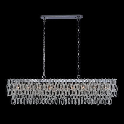 Loops Linear Pendant Light in Detail.