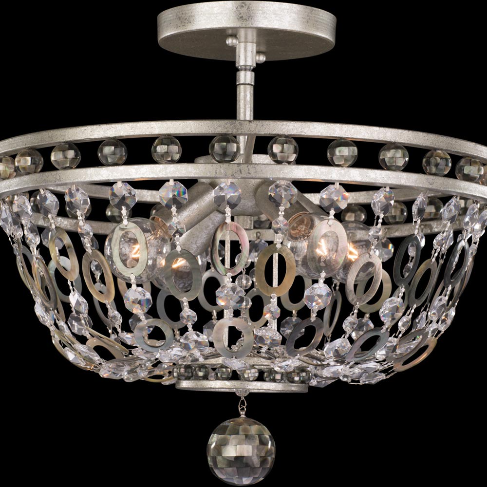 Lucia Semi Flush Mount Ceiling Light in Detail.
